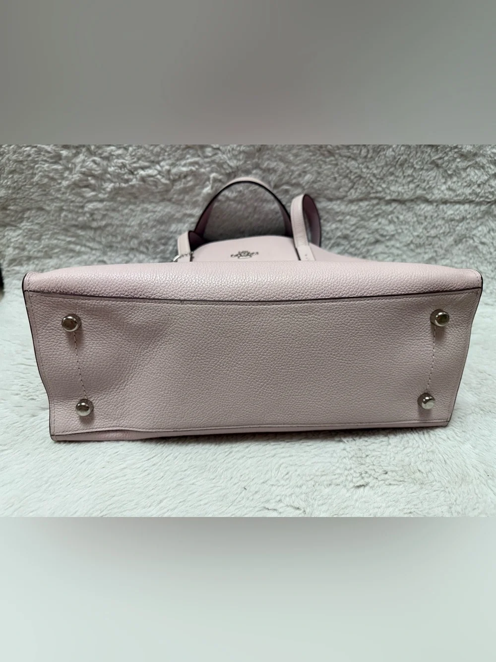 Coach Blush Charlie Carryall Tote with silver Hardware